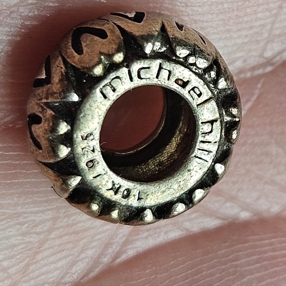 Space Charm For Pandora By Michael Hill Jewellry Silver 925 Gold Plate 10k - Picture 1 of 5